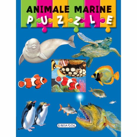 Carte puzzle - animale marine